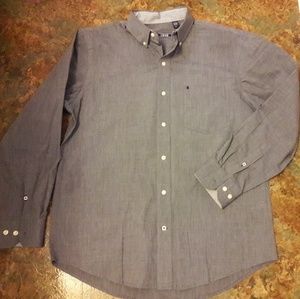 Izod/ Denim Blue/ Casual/Button Down Shirt